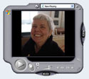 Media player icon showing Myra Brodsky