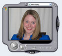 Media player icon showing Erin Narloch