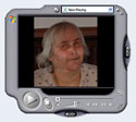 Media player icon showing Sheila Leigland