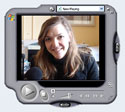 Media player icon showing Helena Vidal